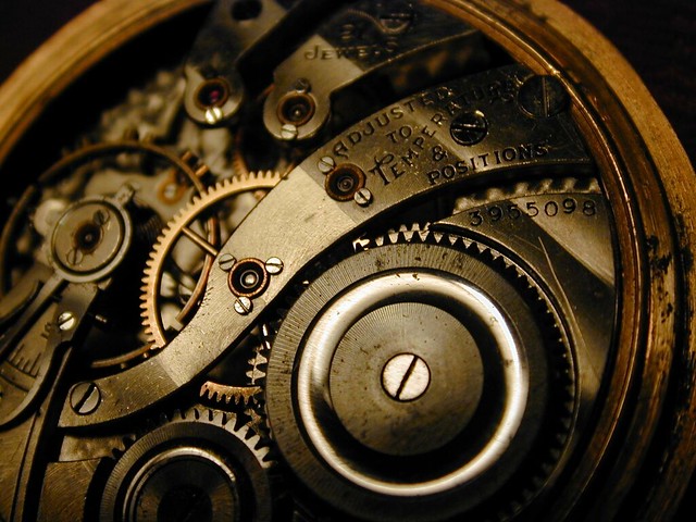 Grandfather's pocketwatch inner workings