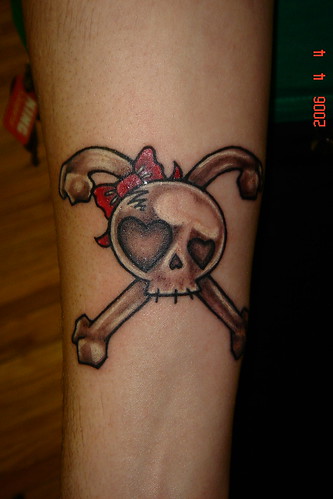 cute skull tattoos. girl skull