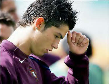 Sad Face of Cristiano Ronaldo