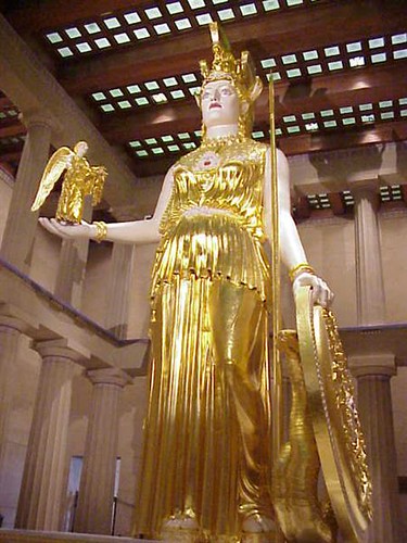 The Goddess Athena. The statue