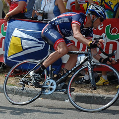 Lance Armstrong cornering