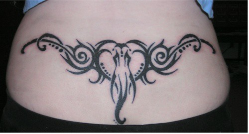 elephant tattoo. Elephant Tattoo by Kristal