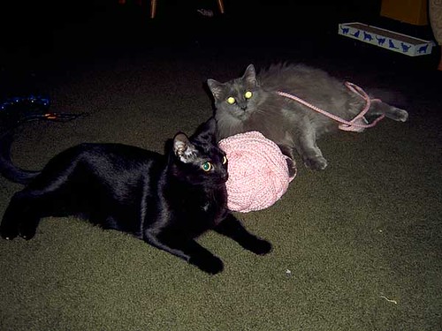 clem & isaac and the giant ball of pink cord