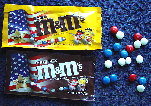 patriotic m&ms by zen from Flickr