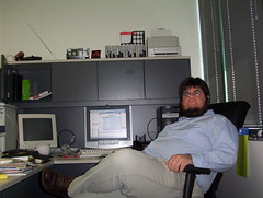 Me and my new cubicle thingy