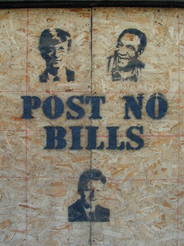 POST NO BILLS {notes} by striatic