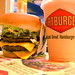 A Double Fatburger with Bacon and a Strawberry Shake