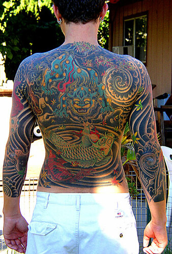 Labels Japanese Tattoo Art full body