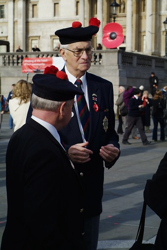 British Veterans commemorate Armistice Day