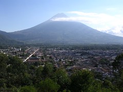 La Antigua volcano Agua Guatemala Central America