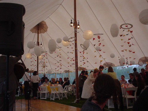 Lining works well if you want classic tent decor outdoor wedding tent ideas