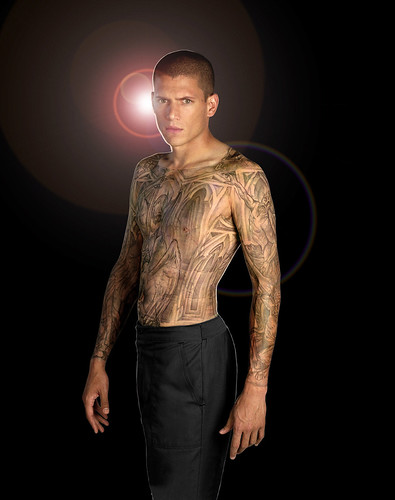 Wentworth Miller tatuaje frontal