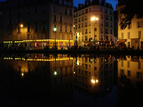 Canal St. Martin, summer in Paris