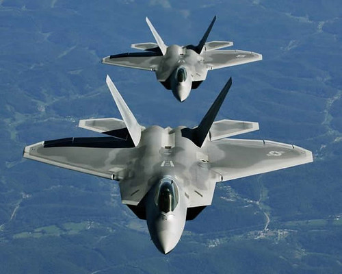 Fighter airplane picture - USAF-F-22_Raptor