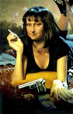 Pulp Fiction Mona Lisa