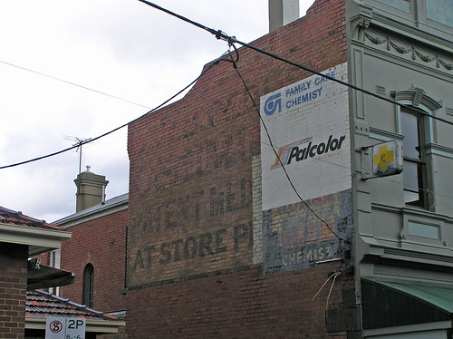 Yarraville Pharmacy Sign - Close Up