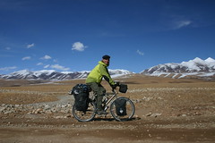 Nicolai in front of Mt. Kailash (6656m), Western Tibet...