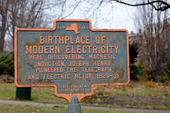 Birthplace of Modern Electricity marker