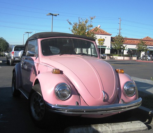 volkswagen beetle convertible pink. VW Beetle Convertible - 1970