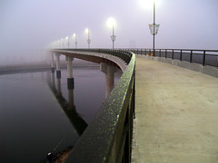 Big Dam (foggy) Bridge