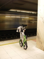 A Mobiky no Metro de Lisboa