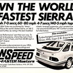 Janspeed Ford Sierra XR4i Turbo Advert