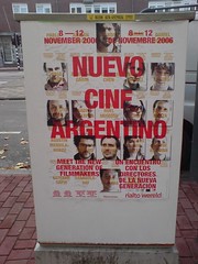 poster in the city of Amsterdam: Nuevo Cine Argentino