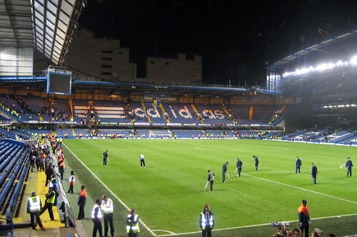 Stamford Bridge Stadium. It is nicknamed "The Bridge"