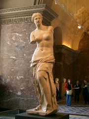 Venus de Milo in the Musee de Louvre