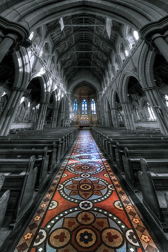 Remarkable it is: the floor at Saint Mary...
