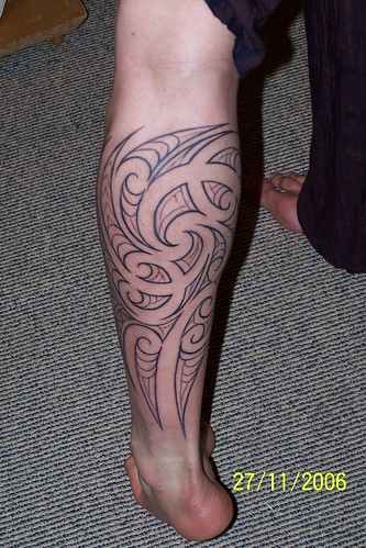 maori tattoo leg Tattoos Gallery