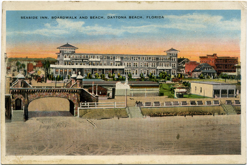 Postcard: Seaside Inn, Daytona Beach, Daytona, Florida