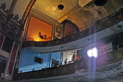 A look up into the Lyric Theater. acnatta/Flickr