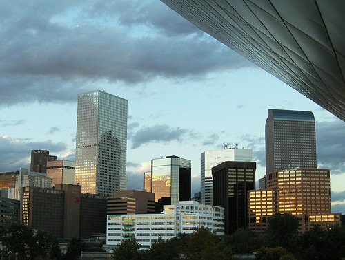 Denver skyline from the DAM