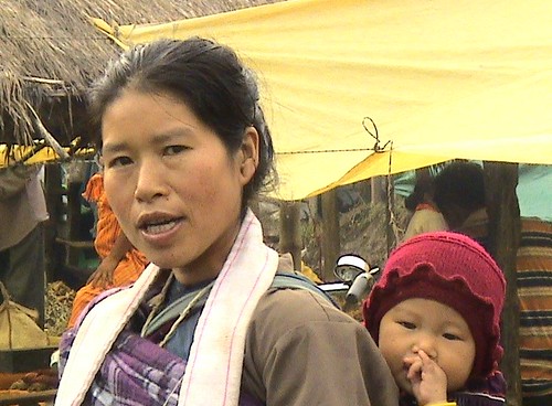 Tribal Life. Village. Village market