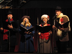 Carolers at Bellevue Square (including my future sister-in-law)