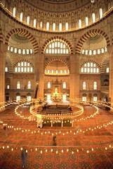Di Dalam Selimiye Mosque, Edirne, Turkey
