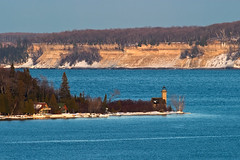 East Channel Lighthouse and Pictured Rocks
