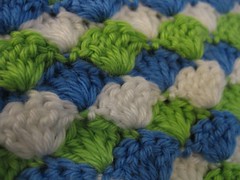 baby blanket close-up