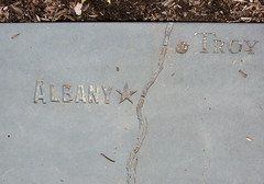 Albany Troy map