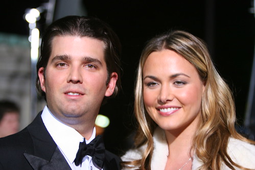 donald trumps wife ring. Son Donald Trump Jr. and wife