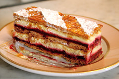 Millefeuille confiture fruits rouges