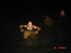 Night Swimming in the bioluminescent bay