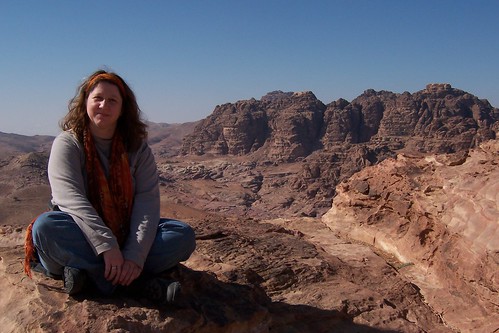 Jayne Cravens in Petra