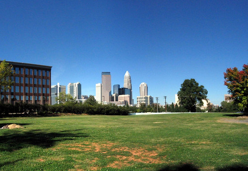 Downtown Charlotte from the west