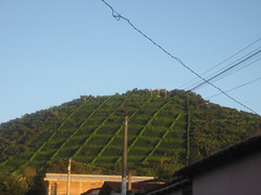 Apaneca's Hill with three crosses