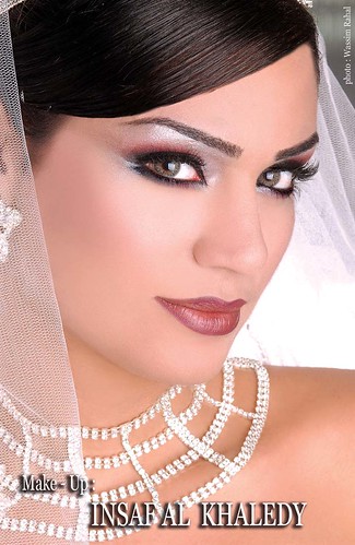 Arabic Bride Makeup. arab makeup and style مكياج
