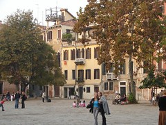 Venice piazza afternoon