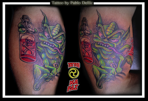 Tatuagem de duende,Globlin Tattoo 
