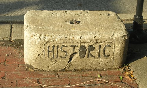 Historic marker for the Jackson Boulevard Landmark District